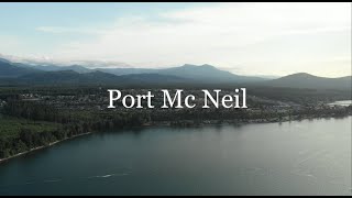 Vancouver Island Port McNeill  Drone 4k [upl. by Nailluj]