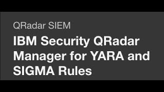 This is BIG Tool that translates YARA and Sigma into QRadar [upl. by Rimaa]