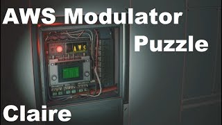 Resident Evil 2 Remake Claire 2nd Run  AWS Modulator Puzzle [upl. by Acira]