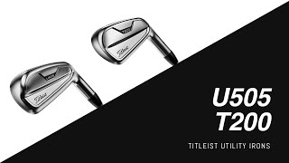 Titleist U505 amp T200 Utility Irons Review [upl. by Marr]