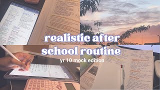 Realistic after school routine  study vlog [upl. by Leopold]