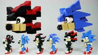 How To Build LEGO Shadow amp Sonic the Hedgehog [upl. by Victoir489]