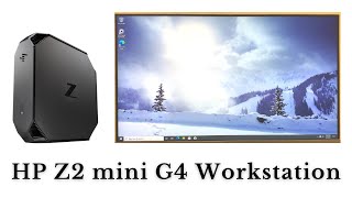 Setting up the HP Z2 Mini G4 Workstation [upl. by Anelad]