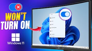 How to Fix Windows WiFi Wont Turn On  Windows 1011 Troubleshooting [upl. by Korey]