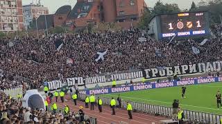 Partizan  Čukarički povratak navijača na jug [upl. by Nilknarf775]