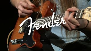 Fender American Performer Telecaster RW Honey Burst  Gear4music demo [upl. by Noonberg]