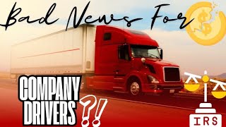 BREAKING NEWS ‼️ BAD NEWS FOR COMPANY DRIVERS❓️❗️ PER DIEM NEWS ❗️ [upl. by Odidnac]