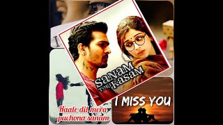 HaalEDil mera puchona sanam Female Version Full Audio Song  Sanam Teri Kasam Sayali Pethakar [upl. by Nyleve]