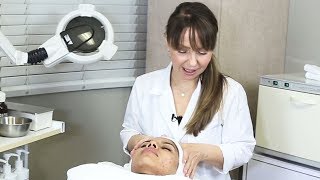 Skin Analysis And Facial Treatment For Hormonal Acne [upl. by Maxma]