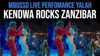 Mbosso live perfomance Yalah Kendwa Rocks  Zanzibar [upl. by Alletnahs]