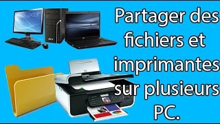 Partager des fichiers et des imprimantes [upl. by Ogeid228]