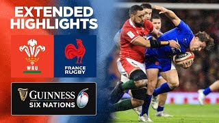 Wales v France  Extended Highlights  2022 Guinness Six Nations [upl. by Eimia308]