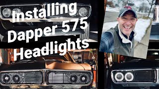 Installing Dapper 575 headlights in a 1967 Pontiac Firebird [upl. by Sauls]