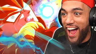 SSJ4 Gogeta VS SSB Gogeta DRAMATIC FINISH 🔥 REACTION Dragon Ball FighterZ [upl. by Gehman578]