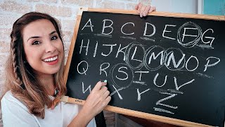 Como pronunciar o ALFABETO em inglês  Inglês para iniciantes [upl. by Nitaj]