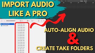 Import Audio Like A Pro  Lining Up Audio amp More [upl. by Charmain664]