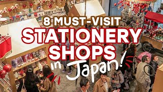 8 STATIONERY SHOPS you have to visit in TOKYO  JAPAN [upl. by Trainer]