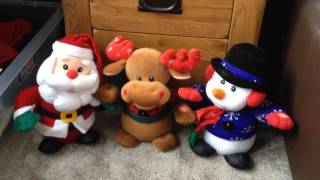 Interactive singing Christmas friendstoys  jingle bells [upl. by Sophy]