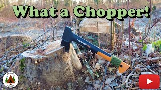 Fiskars X10 Chopping Axe  Long Term Use Review [upl. by Junji343]