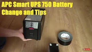 APC Smart UPS 750 Battery Replacement and Tips [upl. by Isolt]