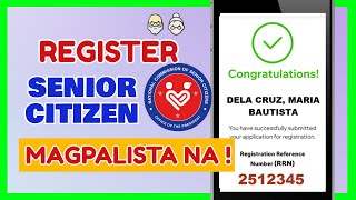 How to REGISTER as a Senior Citizen NCSC ONLINE Registration Madali ba w Osca ID NCSC DSWD [upl. by Resiak]