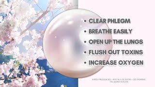 Breathe  Remove Toxins  Open Lungs  Lung Cleanse and Healing  Oxygenation Eliminate Infections [upl. by Onaicul]