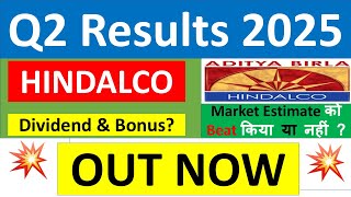 HINDALCO INDUSTRIES Q2 results 2025  HINDALCO results today  HINDALCO INDUSTRIES Share News today [upl. by Gelb]