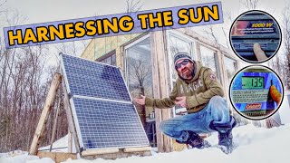 Solar Power In Our Greenhouse  An Off Grid Winter Garden Greenhouse in Canada For Year Round Food [upl. by Leuname]