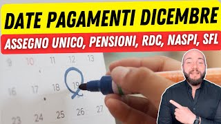 💶 PAGAMENTI INPS DICEMBRE 2023 date ufficiali per tutti [upl. by Low334]