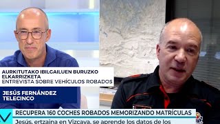 ERTZAINTZA  Entrevista a Jesús Fernández agente de seguridad ciudadana de Erandio en Telecinco [upl. by Ativahs]