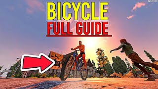 7 Days To Die Bicycle Full Guide  Crafting Controls Tips and Tricks  Full Tutorial [upl. by Vick]