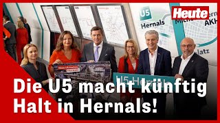 Die U5 fährt künftig bis nach Hernals [upl. by Evilc]