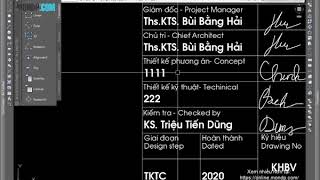 Sửa Block Khung Tên Chứa Atribute iso  Autocad PhuongTk  NESA iCAD [upl. by Zysk]