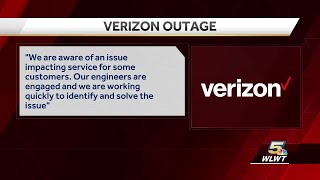 Verizon outages reported across multiple cities including Cincinnati [upl. by Barbaraanne415]