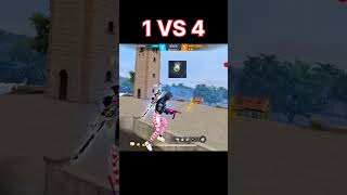 1 vs 4 🔥🔥⚡destroy in second mo40 shortfeed tgrnrz freefire [upl. by Airpac]