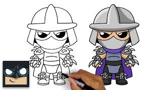 How To Draw Shredder  Teenage Mutant Ninja Turtles [upl. by Warms]