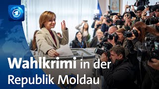 Moldau Präsidentenwahl und EUReferendum [upl. by Reinert820]