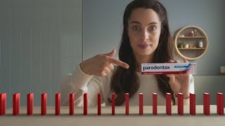 Parodontax – Helps Stop Bleeding Gums [upl. by Ardnekahs653]