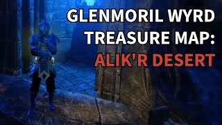 Glenmoril Wyrd Treasure Map Alikr Desert Elder Scrolls OnlineWitches Festival [upl. by Olfe]