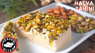 4 ingredients 10 minutes no bake no flour Halva Tahini Recipe sweet [upl. by Anitsirhc]