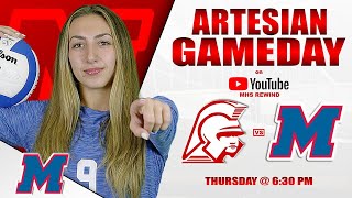 Center Grove v Martinsville  2021 Girls Volleyball  MHS Rewind [upl. by Dympha]