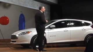 Ford Focus Electric Car  NYC Debut [upl. by Anawqahs432]