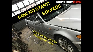 BMW CRANK NO START SOLVED [upl. by Hayarahs960]