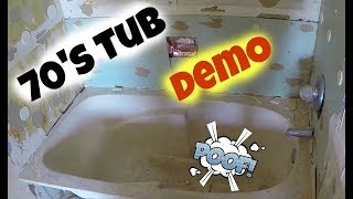 Cultured Marble Tub Demo [upl. by Cawley]