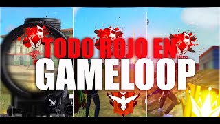 LA MEJOR CONFIGURACION PARA PEGAR TODO ROJO EN GAMELOOP  PC GAMA BAJA  FREE FIRE [upl. by Evelina]