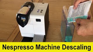 How to descale your Delonghi Nespresso Lattissima coffee machine [upl. by Elleraj53]