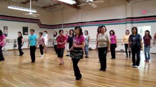 Little Rhumba Line Dance Demo amp Walk Through [upl. by Suoirred]