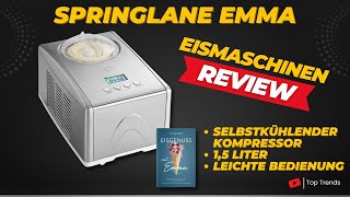 SPRINGLANE Eismaschine Emma Review [upl. by Eivla285]