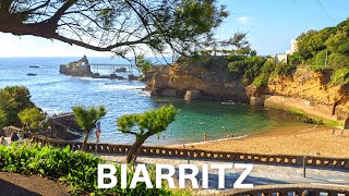 Evening Summer Walk Through Biarritz France 🇫🇷 [upl. by Keely]