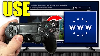 How To Use Internet Browser On PS4  Easy Guide [upl. by Lise]